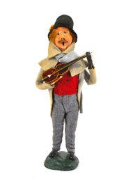 Vintage Byers Choice Ltd. Figurine Caroler With Violin, 1983