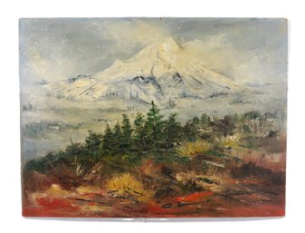 Kathleen Morey Bailey (American, 20th C.) ' Misty Mountain', 1964 Oil Painting