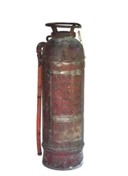 Antique 1901 Badger Brass Fire Extinguisher Boston