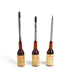 Vintage Carstairs White Seal Blended Whiskey Advertising Mini Screwdrivers