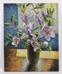 Dorothy Storey Kelsey ( 1893-1980)  Flower Still Life Oil Painting