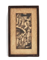 Edward Burne-Jones (1833-1898) ' The Golden Stairs' Antique Heliogravure