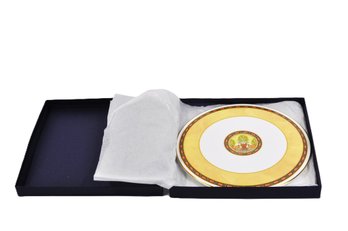 Royal Worcester ' Versailles' Fine Bone China Presentation Plate With Box - Unused