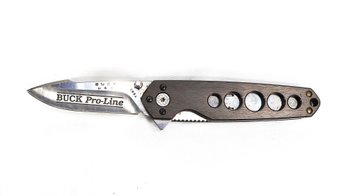 Vintage Buck USA Model 188 Pro-Line Folding Pocket Knife W/ Original Sheath