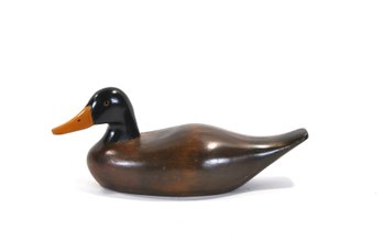Vintage Hand-Carved Mallard Drake Duck Decoy