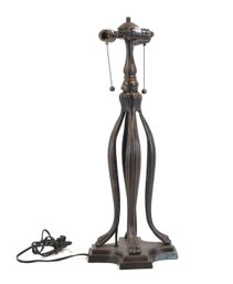 Tiffany Style Table Lamp Base With Clawed Legs