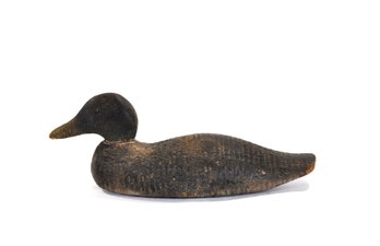 Antique ' VICTOR' Wooden Duck Hunting Decoy - Signed