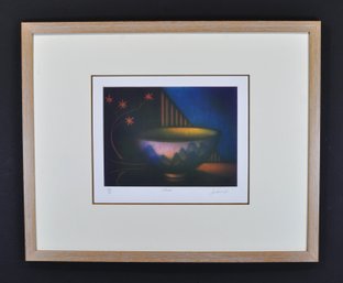 Laurent Schkolnyk (b. 1953, France) 'silence' Original Color Mezzotint