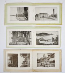 Antique ' Souvenir Letter' Photo Postcard Booklets -  Boston, Cincinnati & Enterprise, C. 1900-1910s
