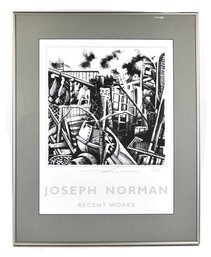 Joseph Norman (b. 1957)  Original Signed Lithograph Chicago Story: Tenements, 1992