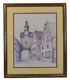 Rudy Dappi ' Scene Of England' Print, Framed