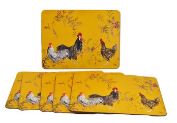 Williams-Sonoma Set Of 6 Rooster Placemats