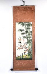 Vintage Chinese Hand-Painted Signed Scroll