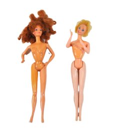 Pair Of Vintage Barbie Dolls