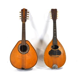 Pair Of Antique Mandolins