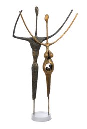 Ike Tennessie Parker (German/American 1906 - 2000) 'Circle Of Life' Bronze Sculpture