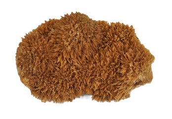 Large Orange Calcite ' Spiked Dogtooth' Crystal Cluster