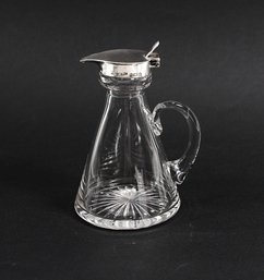 Antique Edwardian Sterling Silver-Mounted Whisky Noggin (1910)