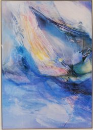 Patricia Pierce-Atkinson (1942 - 1994)  ' Paper Dreams' Abstract Lithograph, 1987