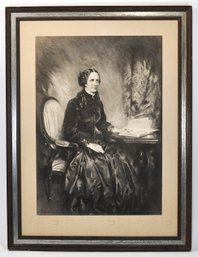 1948 Framed Portrait Print Of Mary Baker Eddy  - The Christian Science Board
