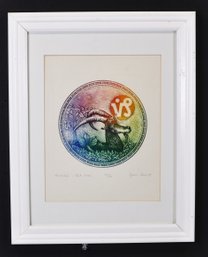 Zsuzsanna Egresi  (b.1954) Hungarian, Capricorn Zodiac Sign - Limited Edition Etching