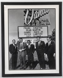 Rat Pack Sands Las Vegas Photo Print -  Sinatra, Dean Martin, Sammy Davis Jr., Lawford