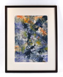 Roberta Segal (20th-21st Century) ' Tension / Release'  Abstract Monotype, Artists Proof (11)