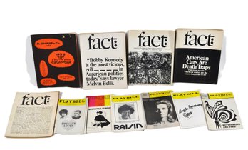 Vintage Fact Magazines, 1959 M. Sharf Toy Catalogue & Broadway Playbills - Mixed Ephemera Lot