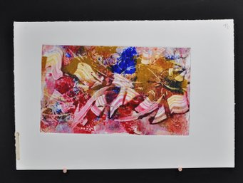 Roberta Segal (20th-21st Century) Abstract Monotype Composition