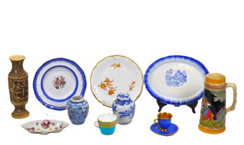 Group Of Decorative Porcelain And Ceramic Pieces