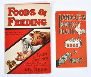 Early 20th C. Ephemera- Dr. Hess Farm & Poultry Advertising Booklets (c. 19031906)