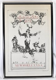 1979 New Orleans Mardi Gras Poster By Michael Rother & Julie Kahn
