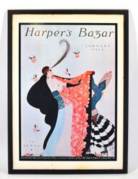 Erte 1975 Harpers Bazaar Cover Poster, January 1915