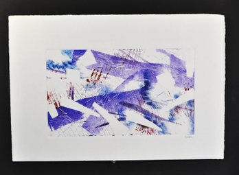 Roberta Segal (20th-21st Century) Abstract Monotype