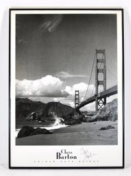 Chris Barton 'Golden Gate Bridge' Hand Signed Photo Lithograph