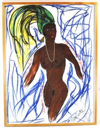 Monceau - Josephine Baker / Paris Is Burning Mixed Media Painting