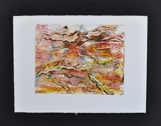 Roberta Segal (20th-21st Century) Abstract Monotype