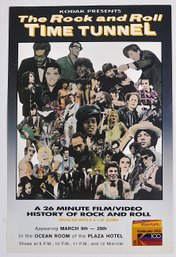 1986 The Rock And Roll Time Tunnel Kodak Promotional Flyer Lot W/ BWI Letter & Fall Tour Schedule