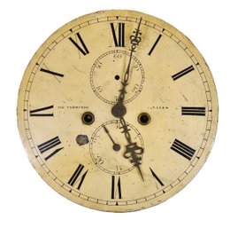 Antique Scottish Clock Dial & Movement - Thos. Thompson, Glasgow