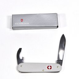 Unused Victorinox Bantam Alox Swiss Army Pocket Knife In Original Box