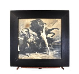 Henri Regnault (French, 1843-1871) Automedon With The Horses Of Achilles, Framed Print