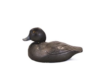 Vintage Hand-Carved Wooden Duck Hunting Decoy