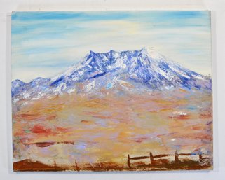 Original Oil Painting - Mountain Landscape