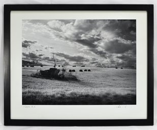 Signed Black & White Landscape Photograph - Bales, N.L.
