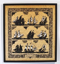 Coulton Waugh (1896_1973) ' The Principal Rigs Of Deep Water Sailing Ships' Lithograph