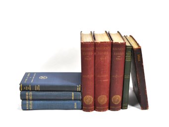 Antique & Vintage Book Lot  Montaigne Essays, Wales And Scotland By Findlay Muirhead, With Folding Maps