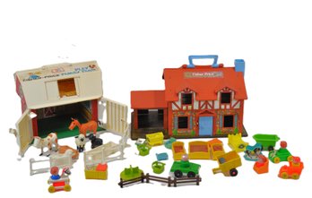 Vintage Fisher-Price Playsets  Family Farm & Tudor House