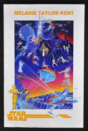 Lot 16 Vintage 1992 STAR WARS Posters Melanie Taylor Kent  - Limited Edition