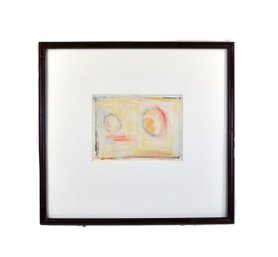 Small Signed Abstract Acrylic Painting