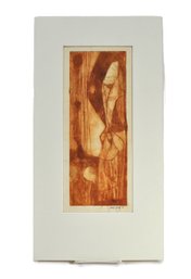 David Young (b.1923) Abstract Etching Prayer To Vesuvius, 1951